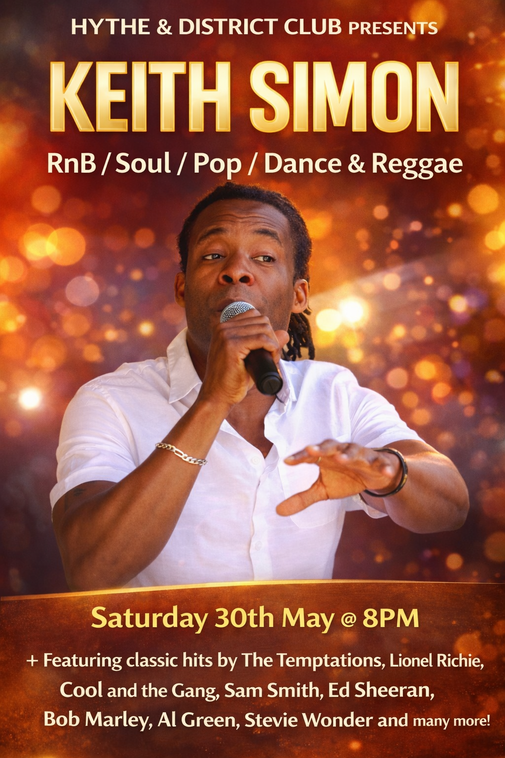 Keith Simon at Hythe & District Club, 30/05/2026