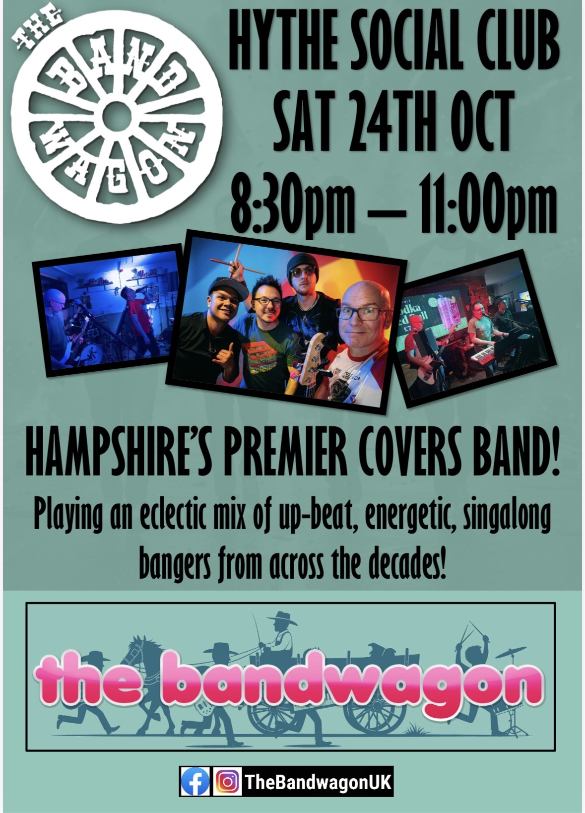 the bandwagon at Hythe & District Club, 24/10/2026