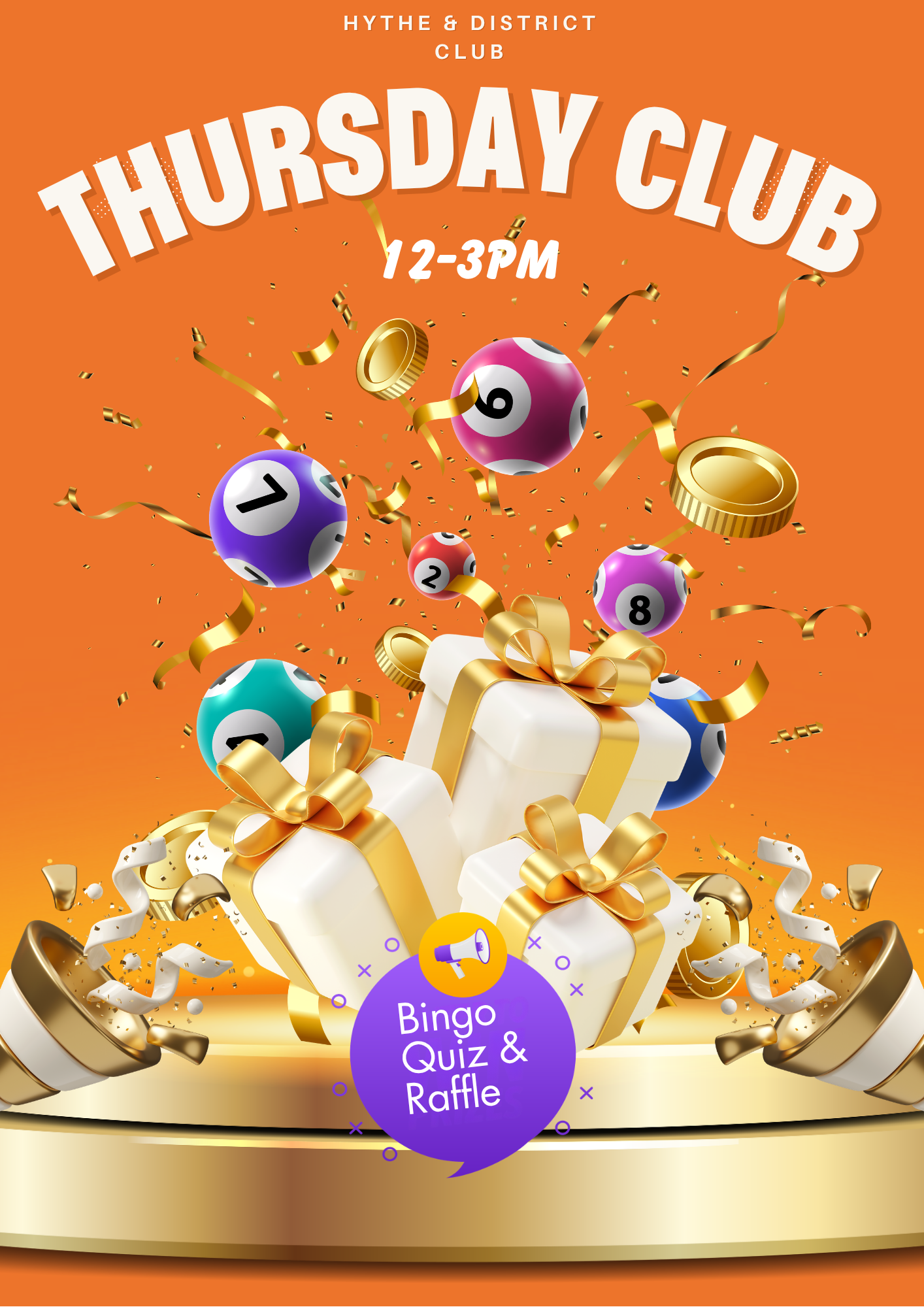 thursday club at Hythe & District Club, 01/10/2026