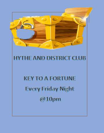 Key To A Fortune at Hythe & District Club, 31/10/2025