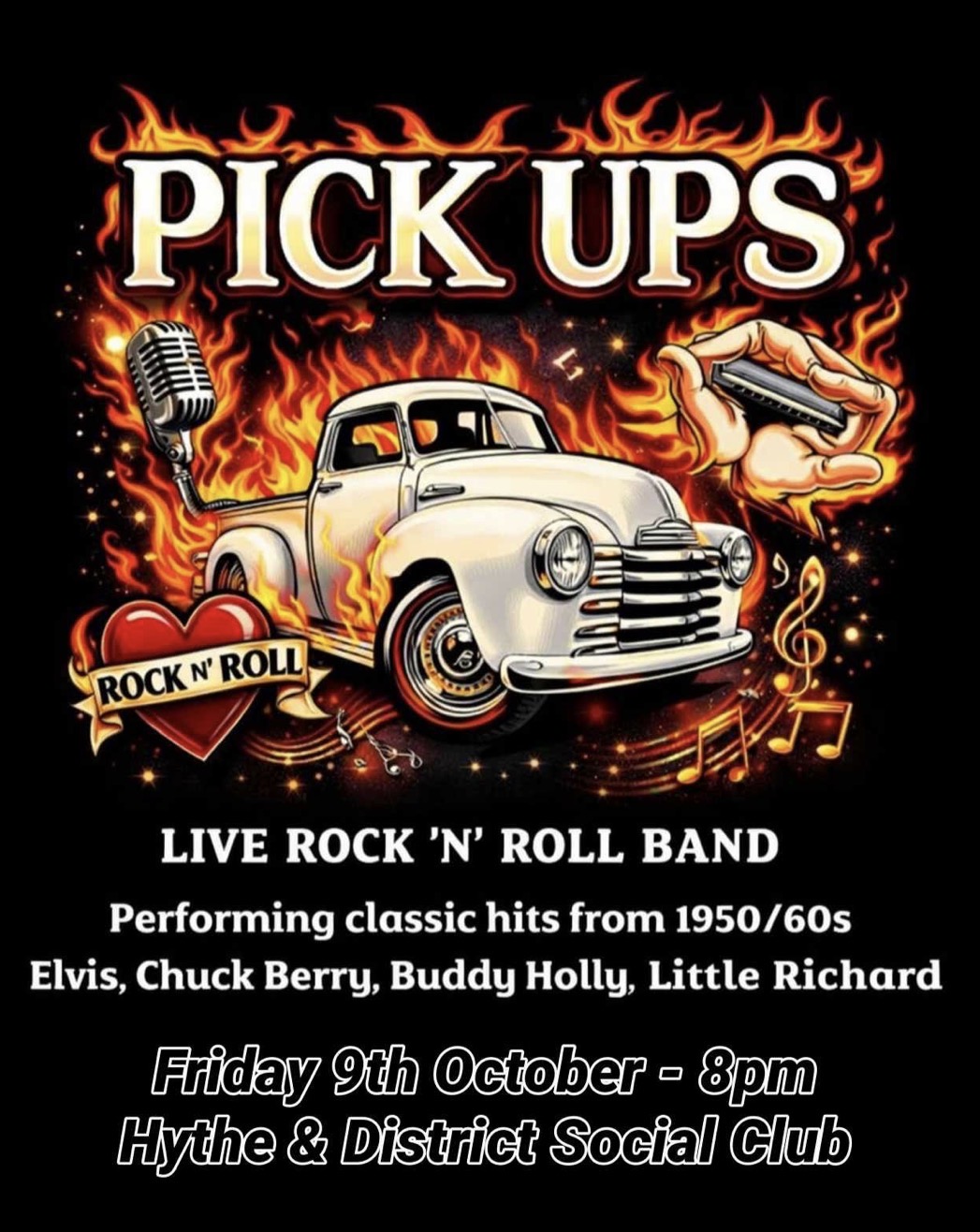 the pick ups at Hythe & District Club, 09/10/2026