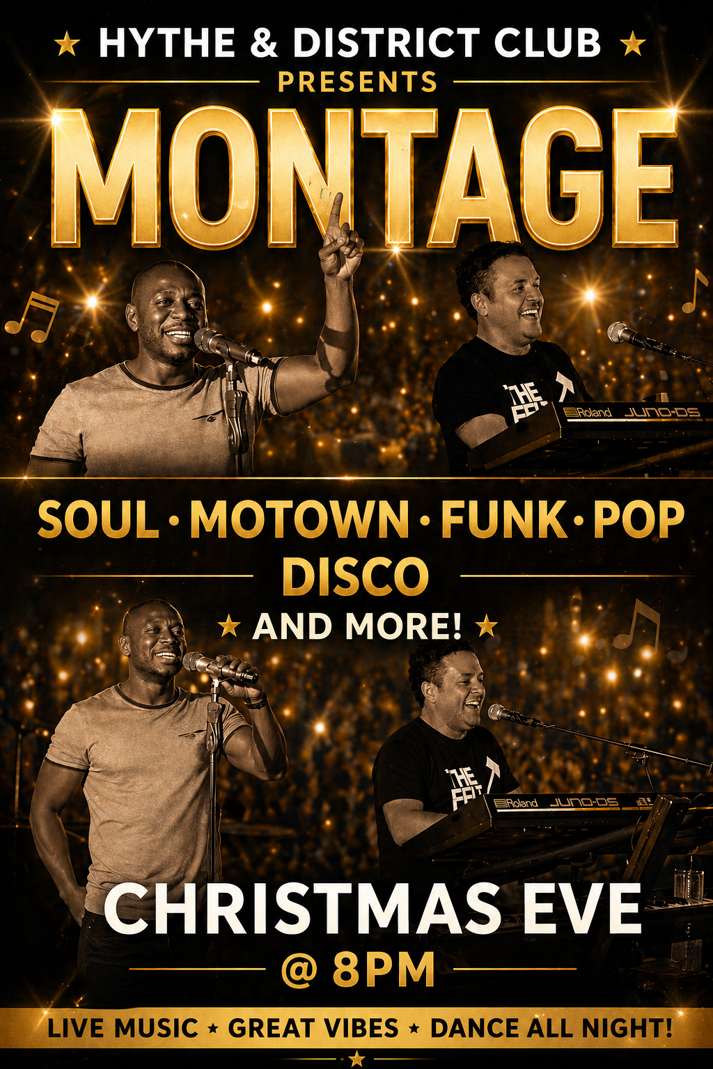montage at Hythe & District Club, 24/12/2026