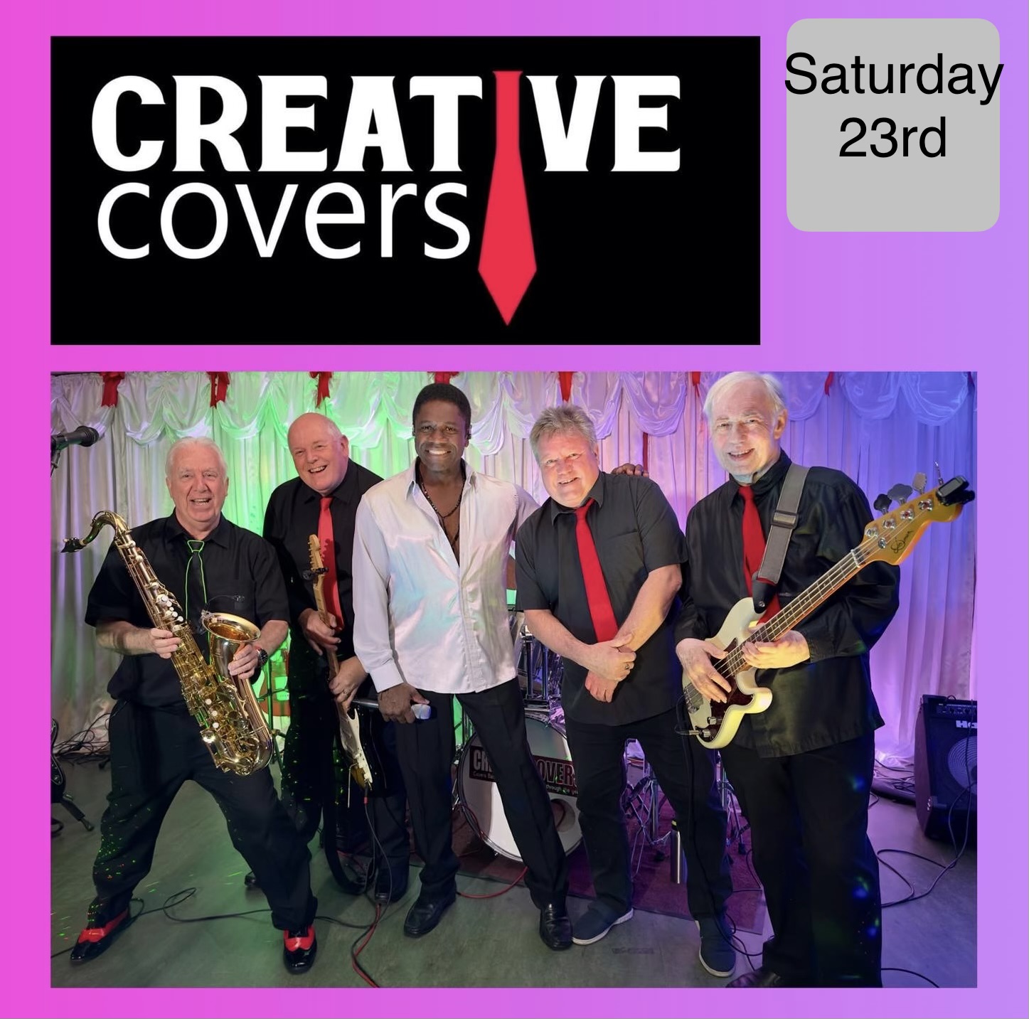 creative covers at Hythe & District Club, 23/05/2026