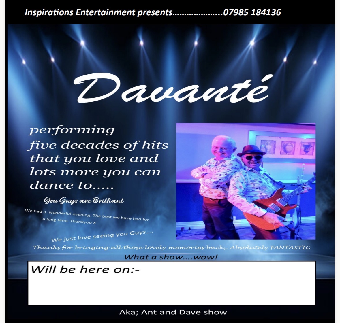 davante at Hythe & District Club, 22/01/2027