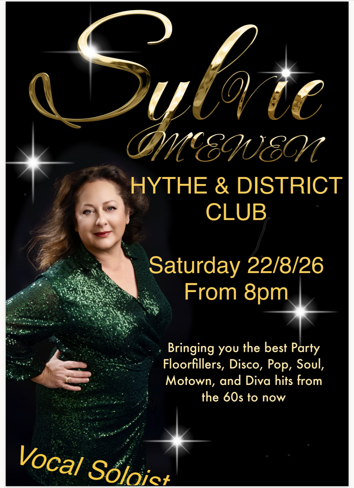 Sylvia mcewen at Hythe & District Club, 22/08/2026